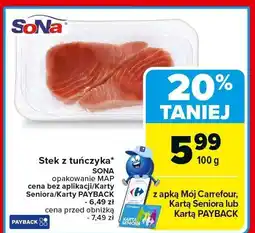 Carrefour Market Stek z tuńczyka SONA oferta