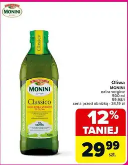 Carrefour Market Oliwa z oliwek Monini Classico extra vergine oferta