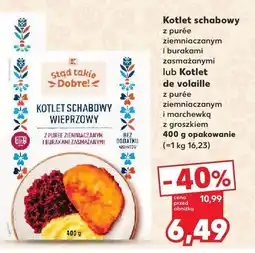 Kaufland Kotlet schabowy z purée ziemniaczanym i burakami zasmażanymi Stąd Takie Dobre oferta