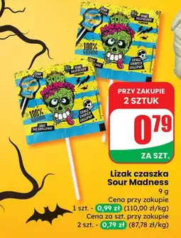 Dino Lizak czaszka Sour Madness oferta