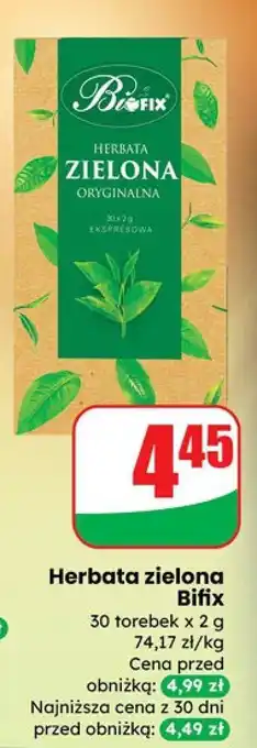 Dino Herbata zielona Bifix oferta