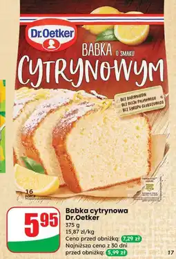 Dino Babka cytrynowa Dr.Oetker oferta