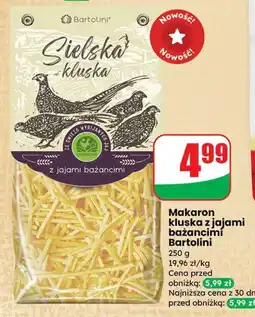 Dino Makaron kluska z jajami bażancimi Bartolini oferta