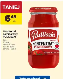 Carrefour Koncentrat pomidorowy Pudliszki oferta