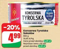 Dino Konserwa Tyrolska Sokołów oferta