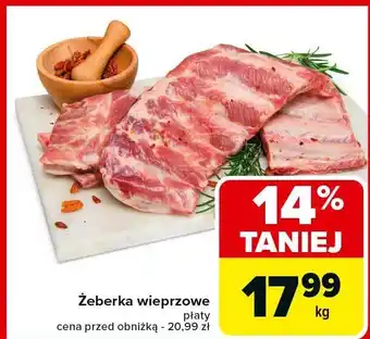 Carrefour Żeberka wieprzowe Carrefour oferta