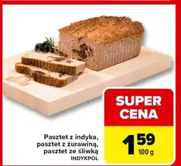 Carrefour Pasztet z indyka/żurawina/śliwka Indykpol oferta
