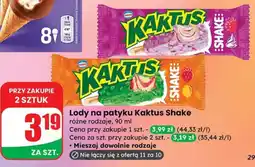Dino Lody na patyku Kaktus Shake oferta