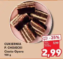 Kaufland Ciasto Opera 100g Cukiernia P. Chojecki oferta