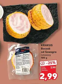 Kaufland Boczek od szwagra rolowany Krakus oferta