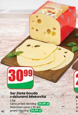 Dino Ser Złota Gouda z dziurami Mlekovita oferta
