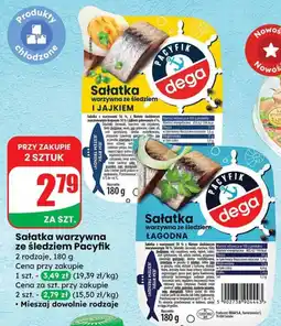 Dino Sałatka warzywna ze śledziem Pacyfik oferta