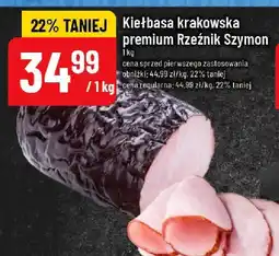 Polomarket Kiełbasa krakowska premium Rzeźnik Szymon oferta