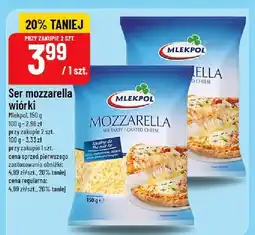 Polomarket Ser mozzarella wiórki Mlekpol oferta