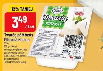 Polomarket Twaróg półtłusty Mleczna Polana oferta