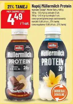 Polomarket Napój Müllermilch Protein różne rodzaje oferta