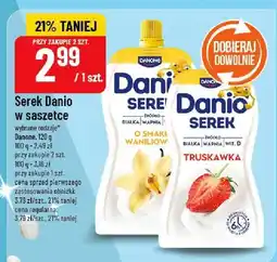 Polomarket Serek Danio w saszetce waniliowy/truskawkowy Danone oferta