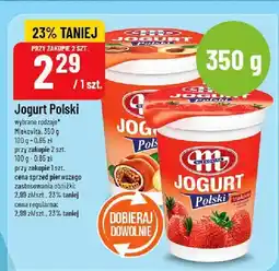 Polomarket Jogurt Polski różne rodzaje Mlekovita oferta