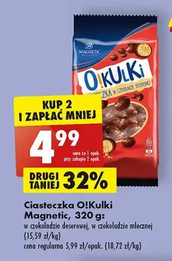 Biedronka Ciasteczka w czekoladzie mlecznej 1 SZT 320 G oferta