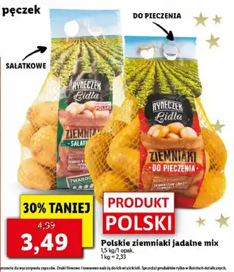 Lidl Ziemniaki do pieczenia 1 SZT 1.5 KG oferta