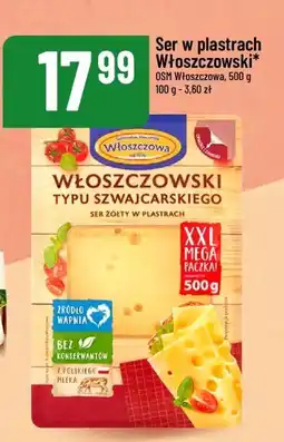 Polomarket Ser w plastrach Włoszczowski typu szwajcarskiego OSM Włoszczowa oferta