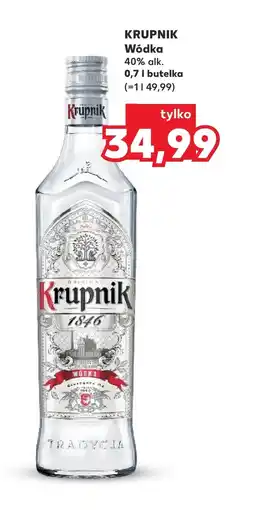 Kaufland Wódka Krupnik oferta