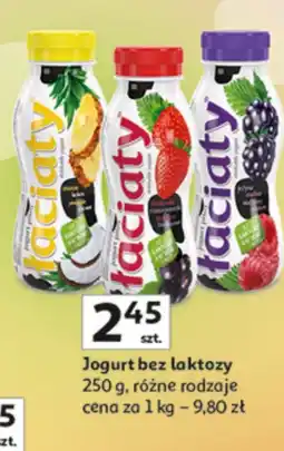 Auchan Jogurt bez laktozy Łaciaty oferta