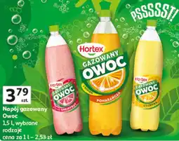 Auchan Napój gazowany Hortex oferta