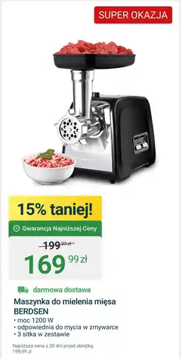 ERLI Maszynka do mielenia mięsa Berdsen oferta