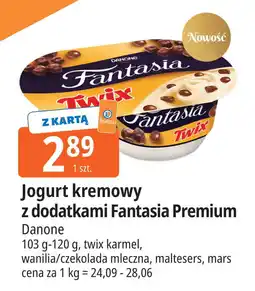E.Leclerc Jogurt kremowy z dodatkami Fantasia Premium Twix Danone oferta