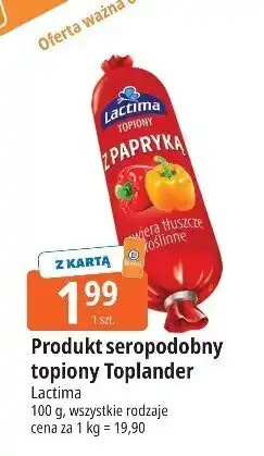 E.Leclerc Serek topiony Toplander z papryką Lactima oferta