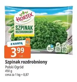 E.Leclerc Szpinak rozdrobniony Hortex oferta