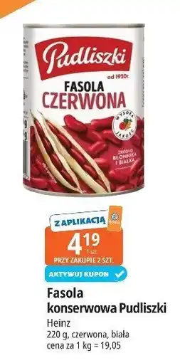 E.Leclerc Fasola czerwona konserwowa Pudliszki oferta