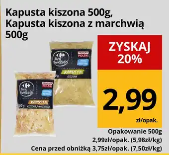 Kapusta kiszona z marchewką 500g Carrefour