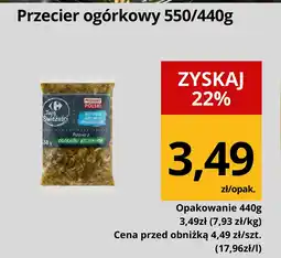 Supeco Przecier ogórkowy z ogórków kiszonych Targ Świeżości oferta