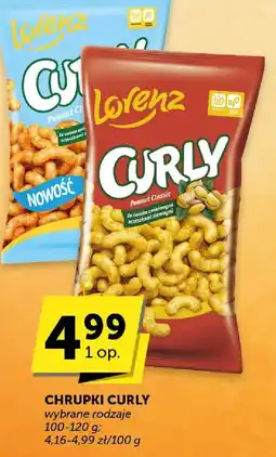 Groszek Chrupki Curly orzechowe Lorenz oferta