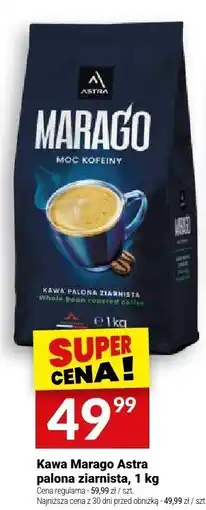 Twój Market Kawa Marago Astra palona ziarnista oferta