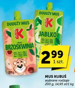 Groszek Mus jabłko/brzoskwinia Kubuś oferta
