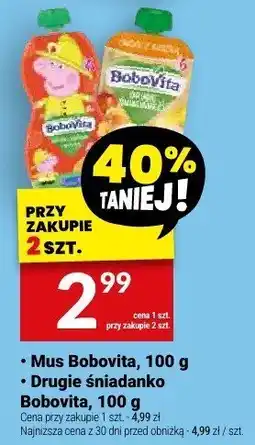 Twój Market Drugie śniadanko Bobovita oferta