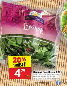 Twój Market Szpinak Sole Gusto oferta