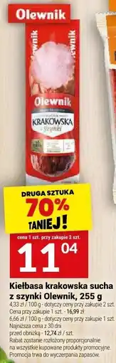Twój Market Kiełbasa krakowska sucha Olewnik oferta