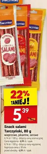 Twój Market Snack salami Tarczyński oferta
