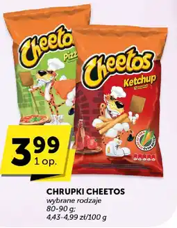 Groszek Chrupki Cheetos różne rodzaje oferta