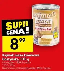 Twój Market Masa kajmakowa krówkowa Gostyńska oferta