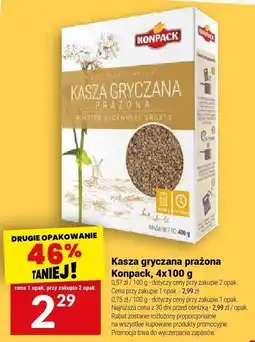Twój Market Kasza gryczana prażona Konpack oferta