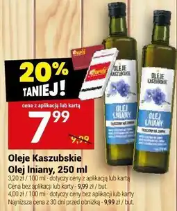 Twój Market Olej lniany Oleje Kaszubskie oferta