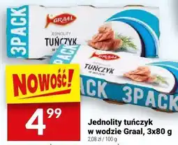 Twój Market Tuńczyk w wodzie Graal oferta