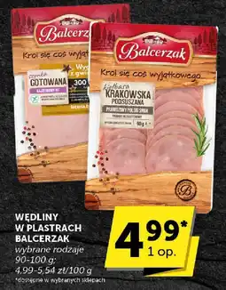 Euro Sklep Wędliny w plastrach Balcerzak oferta