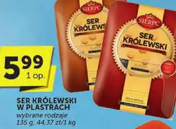 Groszek Ser królewski w plastrach Sierpc oferta