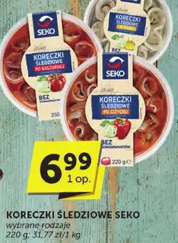 Groszek Koreczki śledziowe Seko oferta